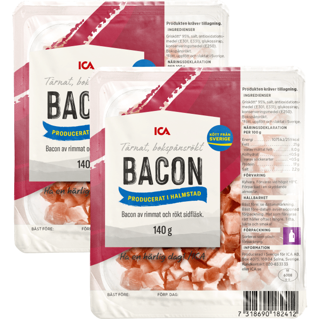 Illustration av Tärnad Bacon