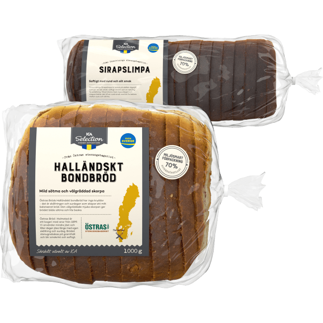 Illustration av Sirapslimpa, Halländskt bondbröd