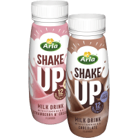 Illustration av Shake Up mjölkdryck