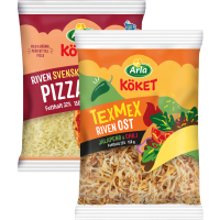 Illustration av Riven ost