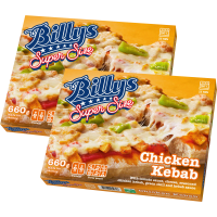 Illustration av Super size chicken kebab