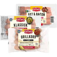 Illustration av Grillkorv