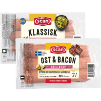 Illustration av Grillkorv