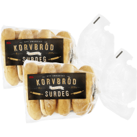Illustration av Korvbröd surdeg
