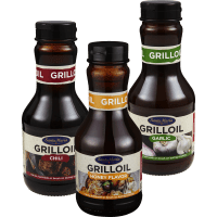 Illustration av Grillolja