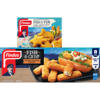 Illustration av Fish & Crisp Fiskpinnar MSC