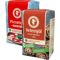 Illustration av Vetemjöl, pizzamjöl