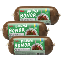 Illustration av Risgrynsgröt, Ärtsoppa, Bruna bönor