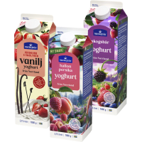 Illustration av Fruktyoghurt
