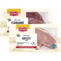 Illustration av Benfri kotlett, karré
