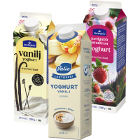 Illustration av Smaksatt Yoghurt