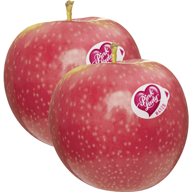 Illustration av Äpplen Pink Lady