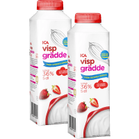 Illustration av Vispgrädde 36%