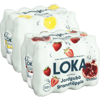 Illustration av Jordgubb Granatäpple Citron