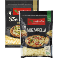 Illustration av Mozzarella riven