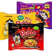 Illustration av Buldak nudlar