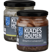 Illustration av Sill i glas