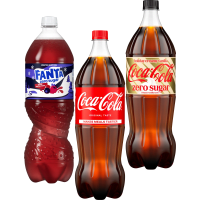 Illustration av Cocacola/fanta winter