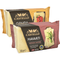 Illustration av Havarti/Gouda medium mature hårdost