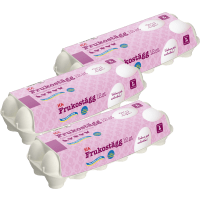 Illustration av Frukostägg Frigående L
