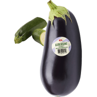 Illustration av Aubergine & Zucchini