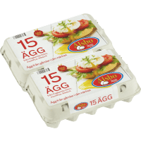 Illustration av Ägg M 15-pack