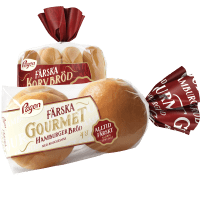 Illustration av Korv-, hamburgerbröd, gourmet hamburgerbröd