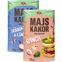 Illustration av Majskakor ICA 125-130gr