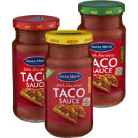 Illustration av Taco Sauce, Santa Maria, Olika sorter