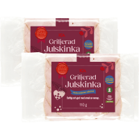 Illustration av Griljerad Julskinka