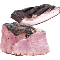 Illustration av Sidfläsk rökt