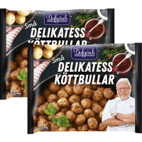 Illustration av Små delikatessköttbullar