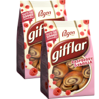 Illustration av Gifflar Raspberry 260 g