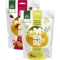 Illustration av Sweet & Sour Lemon/ Sweet strawberry Mango