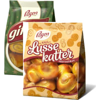 Illustration av Lussekatter/ saffransgifflar