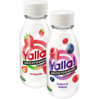 Illustration av Drickyoghurt-, kvarg och smoothie