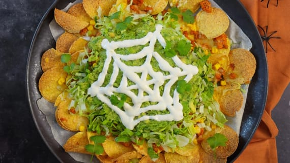 Nachotallrik till halloween