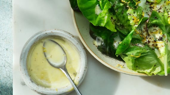 Krämig citrondressing