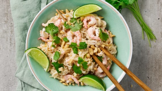Snabbnudlar med asiatiska smaker
