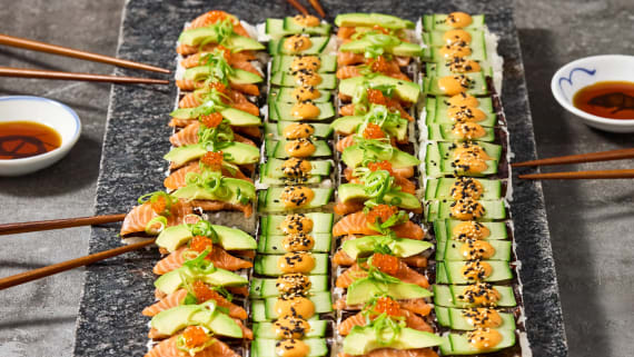 Sushi i långpanna