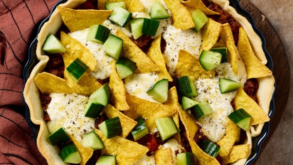 Tacopaj med tortillachips