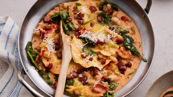 Krämig toskansk pastasoppa