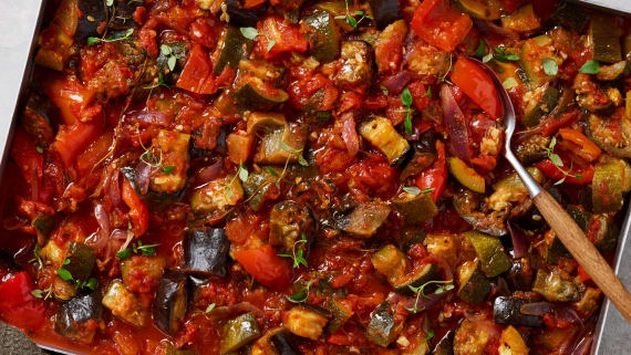 Ratatouille i långpanna