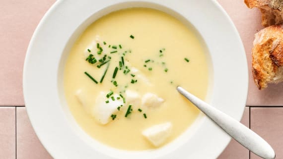 Krämig fisksoppa med potatis