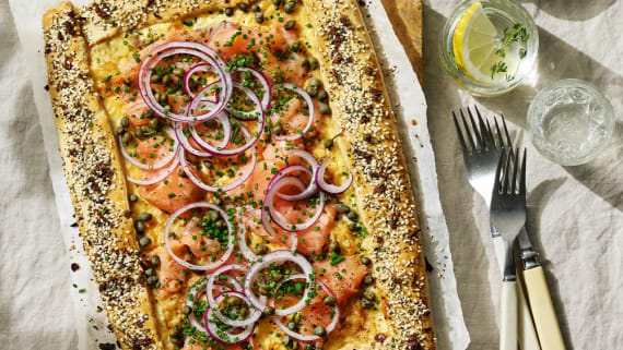 Galette med lax