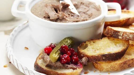 Kycklingleverpastej med balsamico