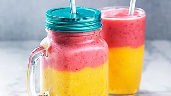 Fryst layer smoothie
