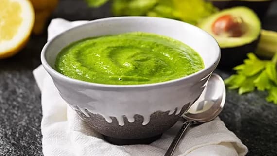 Grön smoothie bowl