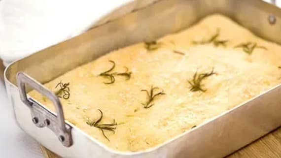 Focaccia med rosmarin