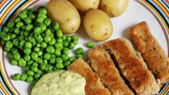 Veganska fiskpinnar